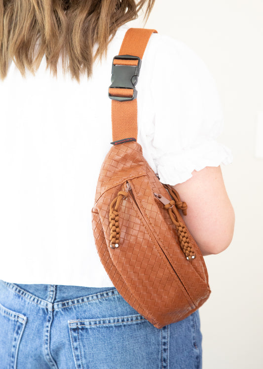 Boho Leather Crossbody Bag