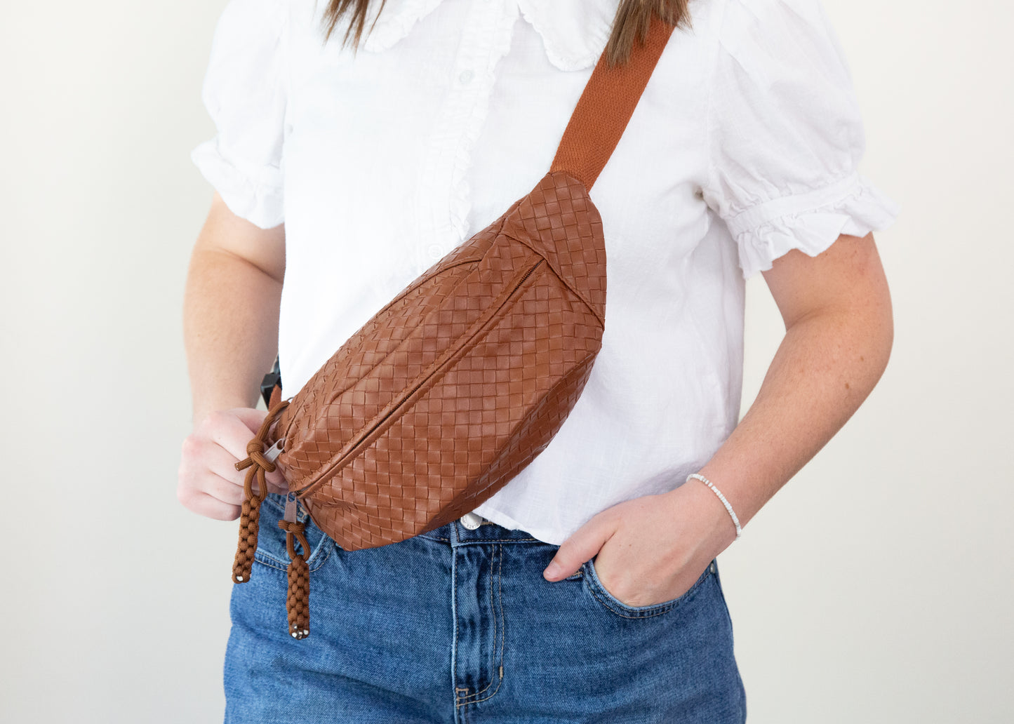 Boho Leather Crossbody Bag