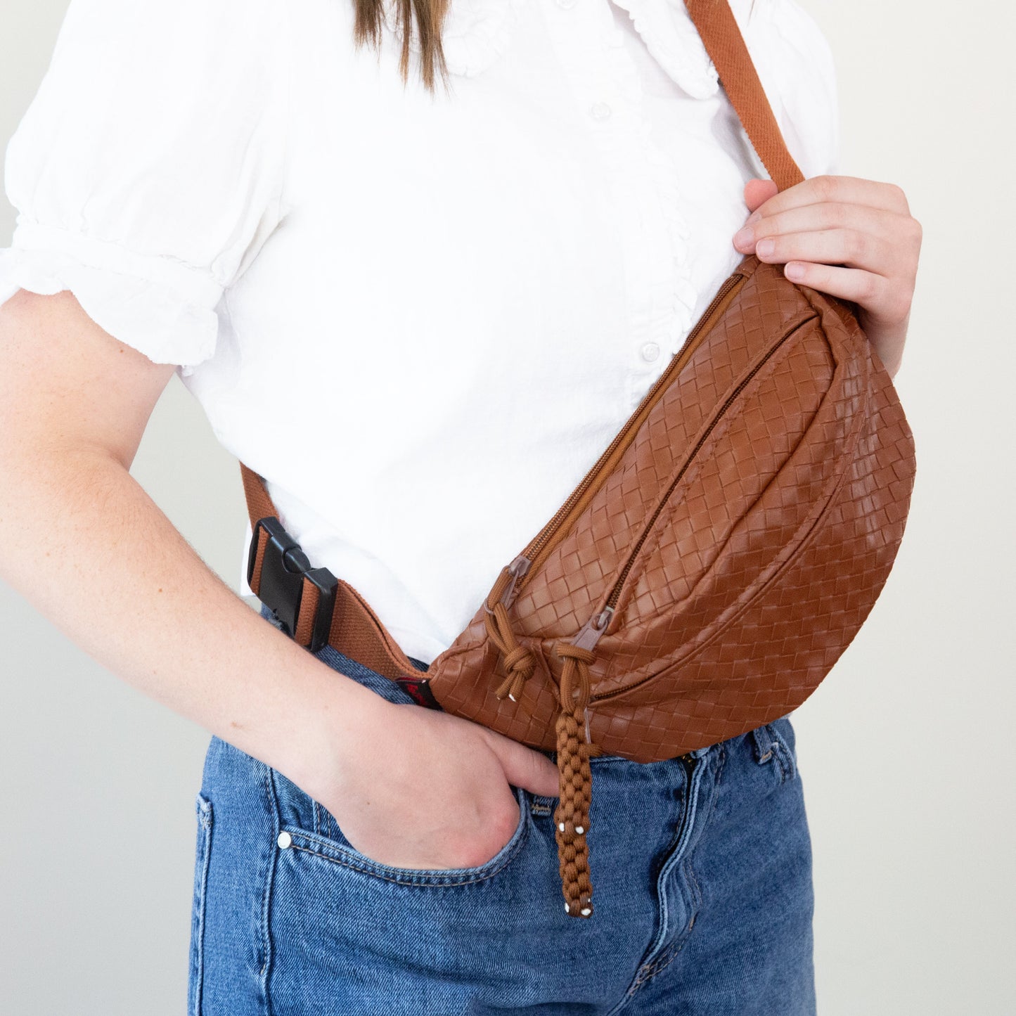 Boho Leather Crossbody Bag